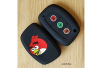 Силиконовый чехол на ключ Hyundai solaris i30 ix35 tucson 2016 akcent santaFe "Angry Birds"