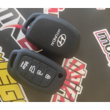 Силиконовый чехол на ключ Hyundai i10 i20 i30 IX35 Elantra акцент (4 кнопки) 