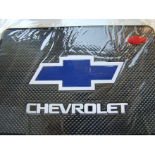 Не скользящий коврик под телефон с логотипом Chevrolet